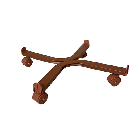 Sottovaso circolare a carrello "Speedy" con ruote bidirezionali e freni in metallo