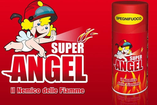 SPEGNIFUOCO ESTINTORE BOMBOLETTA SPRAY SUPER ANGEL IL NEMICO DELLE FIAMME 250GR.  Trade Shop italia - Napoli, Commerciovirtuoso.it