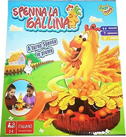 SPENNA LA GALLINA POLLO 2-4 GIOCATORI GIOCO SCATOLA TAVOLO DI SOCIETA' ETA' 3+ Giochi e giocattoli/Giochi da tavola di società e accessori/Giochi da tavolo/Giochi di società Trade Shop italia - Napoli, Commerciovirtuoso.it