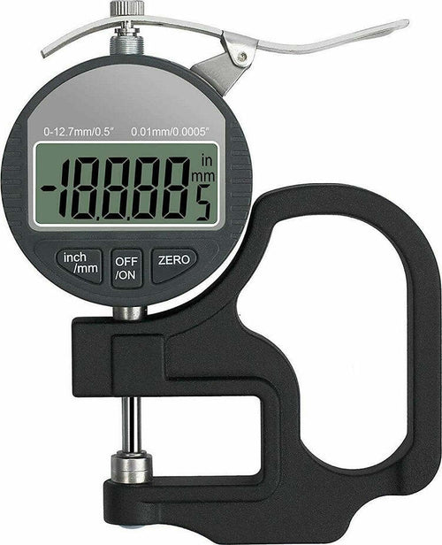 Spessimetro Micrometro Digitale Misuratore Di Spessore 0-12.7 Mm Con Impugnatura Fai da te/Utensili elettrici e a mano/Strumenti di misura e layout/Misuratori/Spessimetri Trade Shop italia - Napoli, Commerciovirtuoso.it