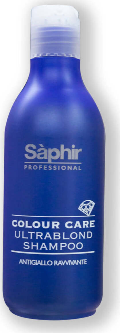 Sàphir Colour Care Ultrablond Shampoo Anti giallo professionale ravvivante per capelli grigi e bianchi Shampoo per meches 250ml Shampoo Profumeria Chèri - Locri, Commerciovirtuoso.it
