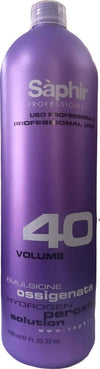 Sàphir volume 40 Emulsione Ossigenata Hydrogen Peroxide Solution Uso Professionale Ossidante per Tintura CAPELLI 40 VOL 1000ml Prodotti professionali per capelli Profumeria Chèri - Locri, Commerciovirtuoso.it
