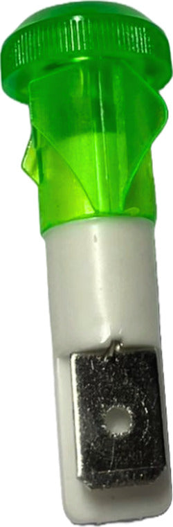 Spia luminosa 220V testa rotonda Ø 10mm di colore verde Commercio Industria e Scienza/Impianti elettrici/Controlli e indicatori/Indicatori luminosi Rossi Ricambi - Venetico Marina, Commerciovirtuoso.it