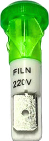 Spia luminosa 220V testa rotonda Ø 10mm di colore verde Commercio Industria e Scienza/Impianti elettrici/Controlli e indicatori/Indicatori luminosi Rossi Ricambi - Venetico Marina, Commerciovirtuoso.it