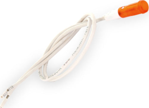 Spia-Luminosa-Arancione-220-Volt-Diametro-6-Mm-Con-Cavetti