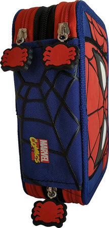 Spider-man - Astuccio Triplo Riempito, 3 Scomparti, 45 Accessori Scuola Cancelleria e prodotti per ufficio/Scuola e materiale didattico/Materiale scolastico/Cartelle e zaini per la scuola/Astucci Cartoleria Deja Vu - Crotone, Commerciovirtuoso.it
