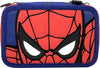 Spider-man-Astuccio-Completo-Scuola-Triplo-Riempito,-3-Scomparti,-45-Accessori-Scuola