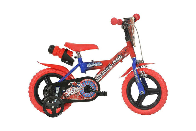 Bicicletta 12" Dino Bikes Spiderman Rosso/Blu