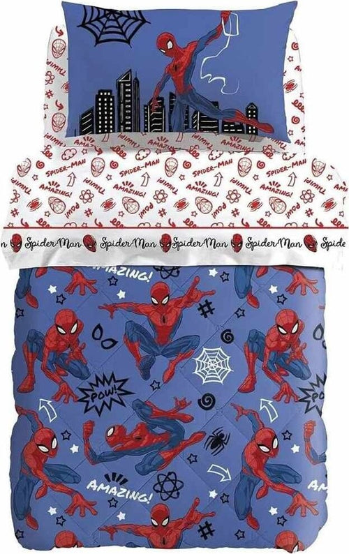SPIDERMAN AMAZING CALEFFI Trapunta Singola Piumone in COTONE 1 piazza Disney Casa e cucina/Tessili per la casa/Biancheria per la cameretta/Trapunte e copriletti La Bottega del Risparmio - Bari, Commerciovirtuoso.it