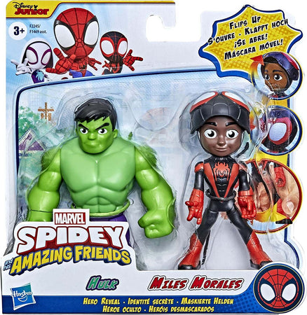 Spidey-set-2-personaggi-Reveal-Hulk-&-Miles-Morales-Hasbro