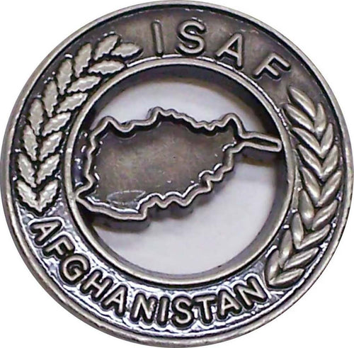 Spilla Isaf Afghanistan In Metallo Con Clip Sport e tempo libero/Accessori/Trofei medaglie e premi/Placche Il Distintivo - Pesaro, Commerciovirtuoso.it