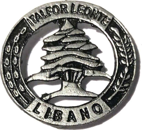 Spilla Italfor Leonte Libano in Metallo Con Clip Sport e tempo libero/Accessori/Trofei medaglie e premi/Placche Il Distintivo - Pesaro, Commerciovirtuoso.it