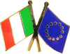 Spilla Italia Europa Distintivo in Metallo Chiusura Con Clip Sport e tempo libero/Accessori/Trofei medaglie e premi/Placche Il Distintivo - Pesaro, Commerciovirtuoso.it