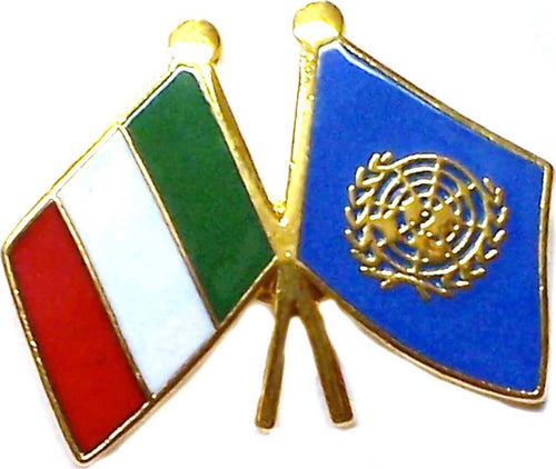 Spilla Italia Onu Distintivo in Metallo Con Clip Sport e tempo libero/Accessori/Trofei medaglie e premi/Placche Il Distintivo - Pesaro, Commerciovirtuoso.it