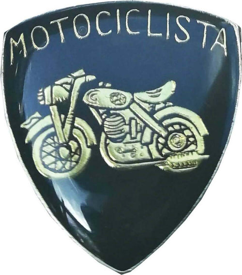 Spilla Motociclista Distintivo in Metallo Chiusura Con Clip Sport e tempo libero/Accessori/Trofei medaglie e premi/Placche Il Distintivo - Pesaro, Commerciovirtuoso.it