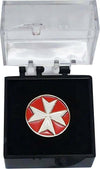 Spilla Semplice Croce Di Malta in Metallo Con Clip Sport e tempo libero/Accessori/Trofei medaglie e premi/Placche Il Distintivo - Pesaro, Commerciovirtuoso.it