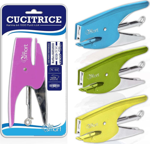 Spillatrice Cucitrice a Pinza per Scuola Ufficio Appunti Cancelleria e prodotti per ufficio/Archivio ufficio e accessori per scrivania/Spillatrici e perforatrici/Spillatrici manuali Decor Space - Altamura, Commerciovirtuoso.it
