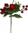 Spillone chiudi pacco con bacche rosse addobbi per Alberi e Ghirlande natalizie h 19 cm Casa e cucina/Decorazioni per interni/Addobbi e decorazioni per ricorrenze/Decorazioni natalizie/Oggettistica MagiediNatale.it - Altamura, Commerciovirtuoso.it