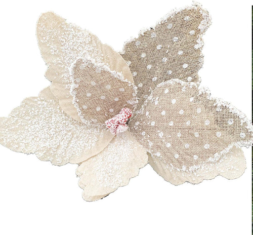 Spillone chiudi pacco h 25 cm in juta a pois addobbi per Alberi e Ghirlande natalizie Casa e cucina/Decorazioni per interni/Addobbi e decorazioni per ricorrenze/Decorazioni natalizie/Ghirlande e corone MagiediNatale.it - Altamura, Commerciovirtuoso.it