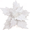 Spillone Poinsettia Bianco con pinzetta h 22 cm per Alberi e Ghirlande natalizie Casa e cucina/Decorazioni per interni/Addobbi e decorazioni per ricorrenze/Decorazioni natalizie/Ghirlande e corone MagiediNatale.it - Altamura, Commerciovirtuoso.it