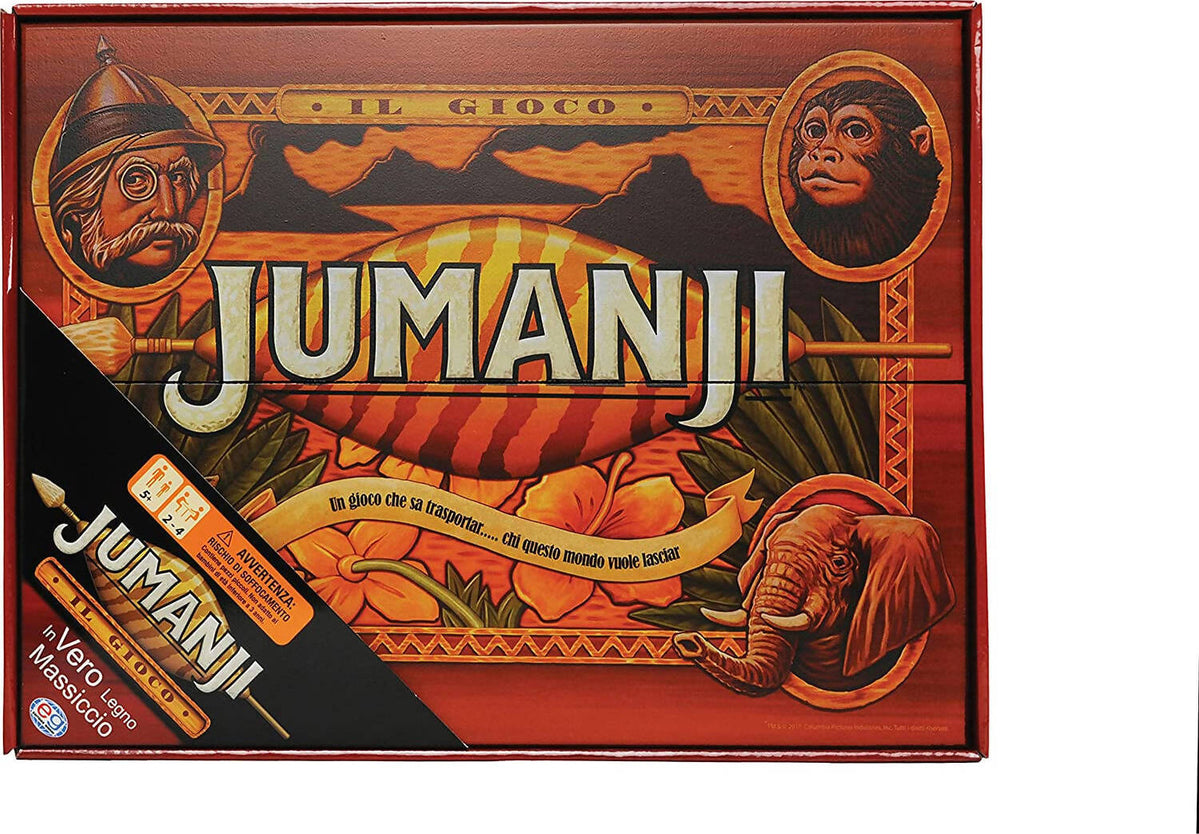 Spin Master Jumanji Edizione in Legno Gioco Da Tavolo 2- 4 Giocatori