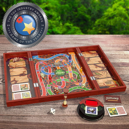 Spin Master Jumanji Edizione in Legno Gioco Da Tavolo 2- 4 Giocatori Con Pedine, Tabellone, Dadi, Clessidra, Istruzioni 8+ Giochi e giocattoli/Giochi da tavola di società e accessori/Giochi da tavolo/Giochi di società Cartoleria Deja Vu - Crotone, Commerciovirtuoso.it
