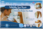 SPIN SPA SPAZZOLA MASSAGGIO CORPO VISO SCHIENA BAGNO 5 SPAZZOLE A BATTERIA Bellezza/Accessori e strumenti di bellezza/Strumenti e accessori per trucco/Accessori per trucco viso/Spugne piumini e spugnette Trade Shop italia - Napoli, Commerciovirtuoso.it