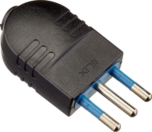Spina 10 A 2p+T, Uscita Cavo Assiale, Fermacavo Isolante a Vite, Nero Poly Pool Fai da te/Materiale elettrico/Multiprese Scontolo.net - Potenza, Commerciovirtuoso.it