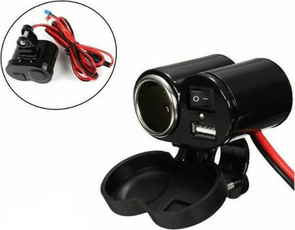 Spina Accendino Caricabatteria Per Moto Cellulare Porte Usb Accendisigari Q-a47 Elettronica/Elettronica per veicoli/Accessori/Accessori per cellulari/Alloggiamenti Trade Shop italia - Napoli, Commerciovirtuoso.it