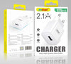 Spina Caricabatterie Usb Smartphone 2.1a Ricarica Veloce Per Presa Muro Q-cd013 Elettronica/Cellulari e accessori/Accessori/Caricabatterie/Caricabatterie da muro Trade Shop italia - Napoli, Commerciovirtuoso.it