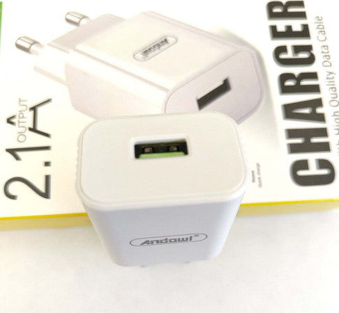Spina Caricabatterie Usb Smartphone 2.1a Ricarica Veloce Per Presa Muro Q-cd013 Elettronica/Cellulari e accessori/Accessori/Caricabatterie/Caricabatterie da muro Trade Shop italia - Napoli, Commerciovirtuoso.it