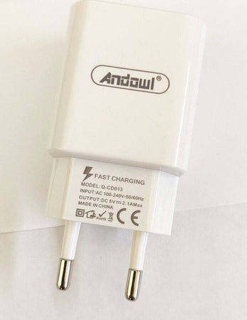 Spina Caricabatterie Usb Smartphone 2.1a Ricarica Veloce Per Presa Muro Q-cd013 Elettronica/Cellulari e accessori/Accessori/Caricabatterie/Caricabatterie da muro Trade Shop italia - Napoli, Commerciovirtuoso.it