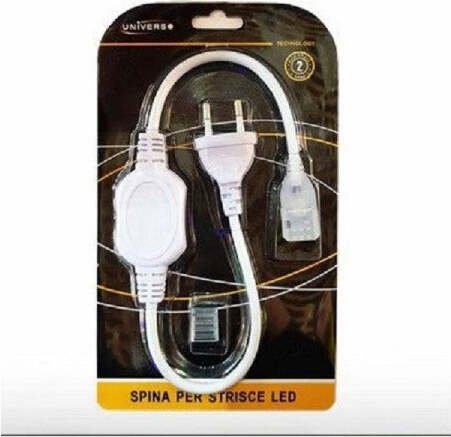 Spina-Per-Strisce-Led-9.5mm-S-220v-95-Raddrizzatore-Presa-Accensione-Strip-Led