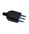 Spina S17 Elettrica 2p+t 16a 250v Max 1500w Nero Ultrapiatta Salvaspazio 83008