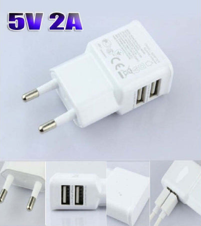 spina usb 5v 2a caricatore adattatore caricabatteria universale 2 porta usb  Trade Shop italia - Napoli, Commerciovirtuoso.it
