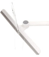 Spingiacqua Tergivetro Ruotabile Pulisci Specchio Porta Doccia Bagno Vetri 87626