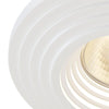 *STOCK* Portafaretto In Gesso Ceramico spirale ad incasso Diametro 120 35W GU10 IP20