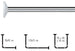 Spirella Bar asta per tenda doccia angolare modulare da fissare in Alu MAGIC UNIVERSAL Finitura lucida