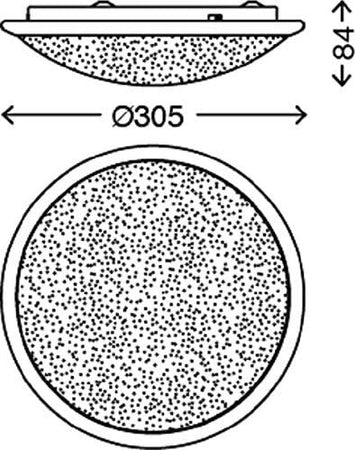 SPLASH---PLAFONIERA-DECORATA-DIAMETRO-30,5-cm-A-2-LUCI-x-E14-CROMO-IP20