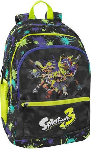 Splatoon Zaino Scuola Organizzato per La Scuola Cancelleria e prodotti per ufficio/Scuola e materiale didattico/Materiale scolastico/Cartelle e zaini per la scuola/Zaini per ragazzi Cartoleria Deja Vu - Crotone, Commerciovirtuoso.it