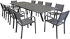 SPLENDOR---set-tavolo-da-giardino-allungabile-200/300x110-compreso-di-10-poltrone-in-alluminio-Taupe-Milani-Home