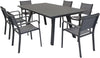 SPLENDOR---set-tavolo-da-giardino-allungabile-200/300x110-compreso-di-6-poltrone-in-alluminio-Taupe-Milani-Home