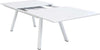 SPLENDOR---set-tavolo-da-giardino-allungabile-200/300x110-compreso-di-8-poltrone-in-alluminio-Bianco-Milani-Home