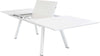 SPLENDOR---tavolo-da-giardino-allungabile-in-alluminio-200/300x110-Bianco-Milani-Home