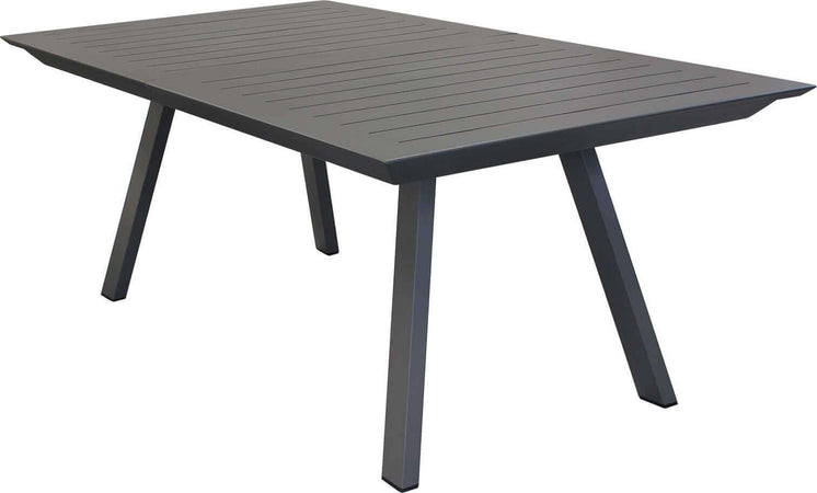 SPLENDOR---tavolo-da-giardino-allungabile-in-alluminio-200/300x110-Taupe-Milani-Home