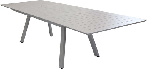 SPLENDOR---tavolo-da-giardino-allungabile-in-alluminio-200/300x110-Tortora-Milani-Home