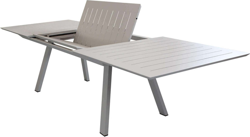 SPLENDOR---tavolo-da-giardino-allungabile-in-alluminio-200/300x110-Tortora-Milani-Home