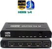 SPLITTER 4 HDMI 1.4 FULL HD 1080P 3D 4 USCITE ALTA RISOLUZIONE SWITCH Elettronica/Home Cinema TV e video/Attrezzatura satellitare/Impianti satellitari/Splitter Trade Shop italia - Napoli, Commerciovirtuoso.it