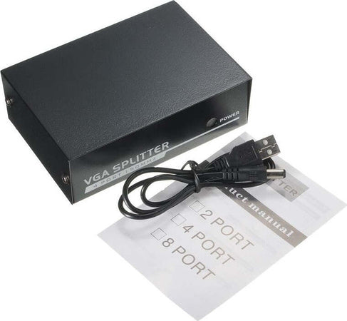 SPLITTER PER MONITOR TV 4 PORTE VGA 200 MHz ALIMENTATORE DC 1920x1440 VGA-2004 Elettronica/Home Cinema TV e video/Attrezzatura satellitare/Impianti satellitari/Splitter Trade Shop italia - Napoli, Commerciovirtuoso.it