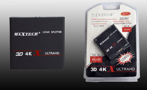 Splitter Sdoppiatore 2 Porte Usb Hdmi Full Hd 1080p Tv Ps3 Xbox 3d 4k Maxtech Dk-102 Elettronica/Home Cinema TV e video/Attrezzatura satellitare/Impianti satellitari/Splitter Trade Shop italia - Napoli, Commerciovirtuoso.it